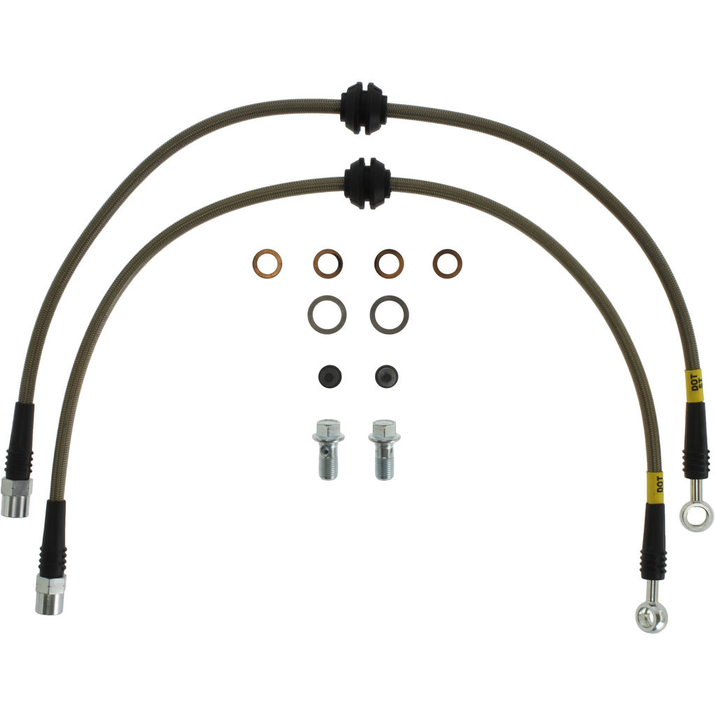 Stoptech 950.34018 - Brake Line Kit, Stainless Steel, 2-Wheel Set
