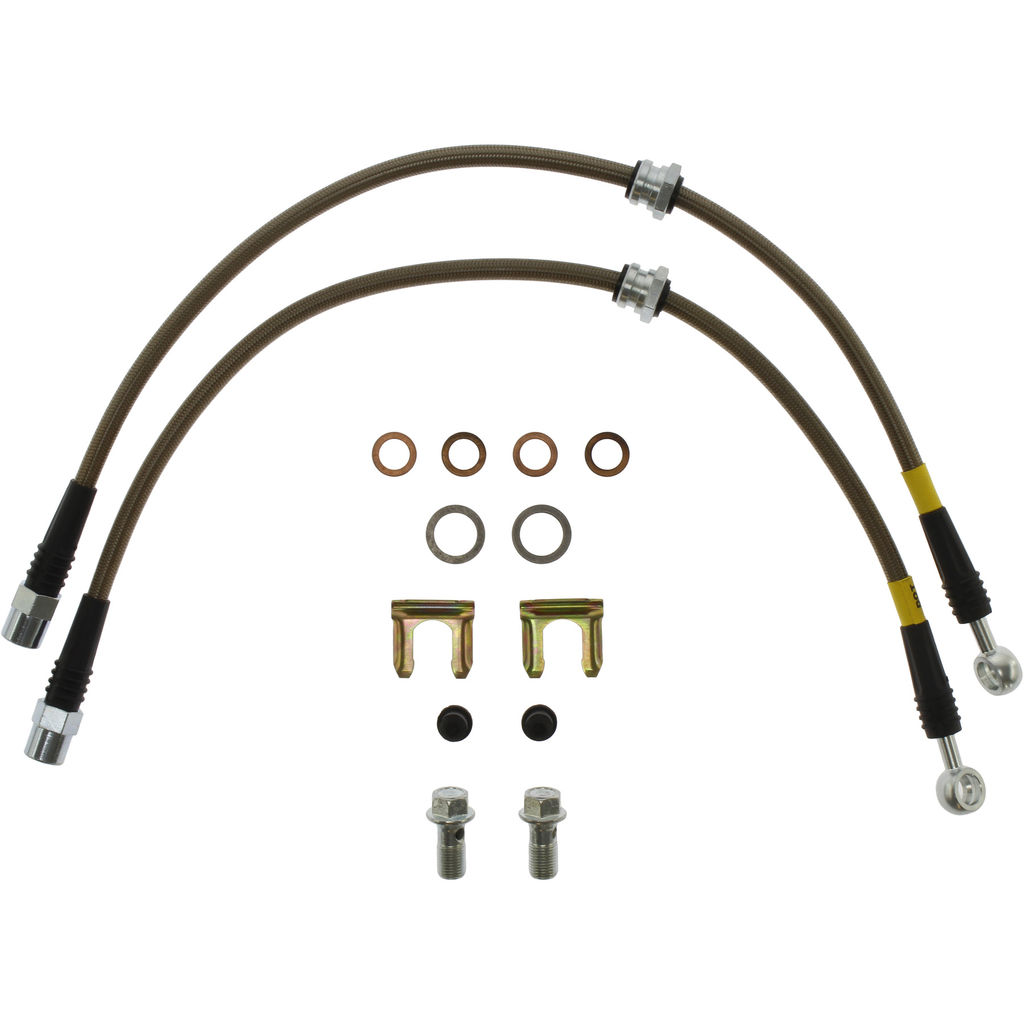 Stoptech 950.34024 - Brake Line Kit, Stainless Steel, 2-Wheel Set