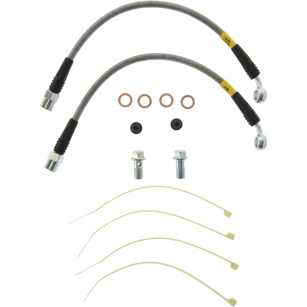 Stoptech 950.37505 - Brake Line Kit, Stainless Steel, 2-Wheel Set