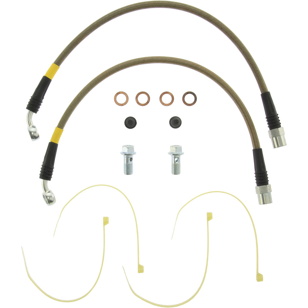 Stoptech 950.37506 - Brake Line Kit, Stainless Steel, 2-Wheel Set