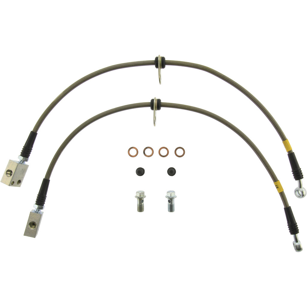 Stoptech 950.40016 - Brake Line Kit, Stainless Steel, 2-Wheel Set