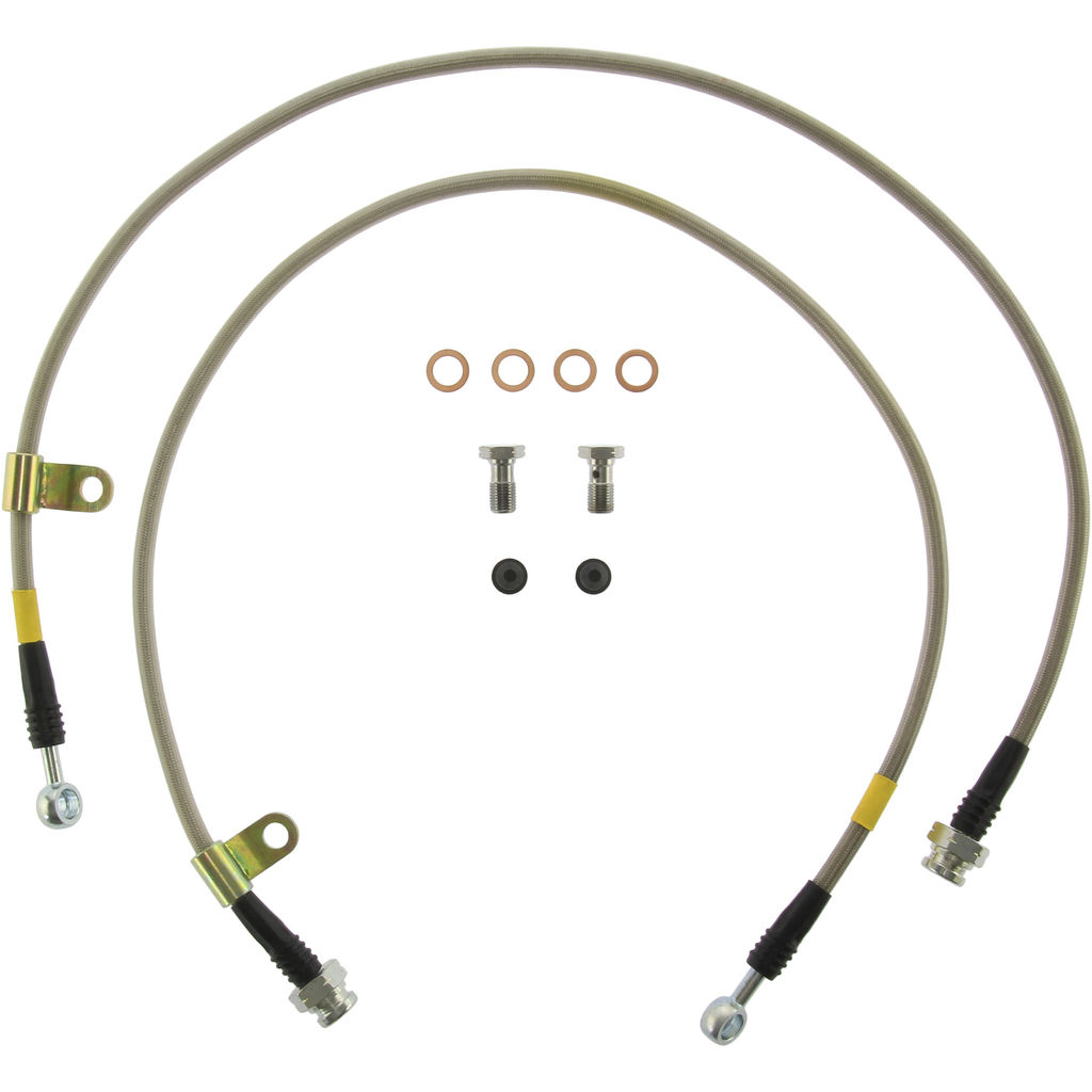 Stoptech 950.42001 - Brake Line Kit, Stainless Steel, 2-Wheel Set