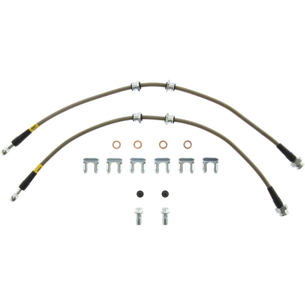 Stoptech 950.42005 - Brake Line Kit, Stainless Steel, 2-Wheel Set