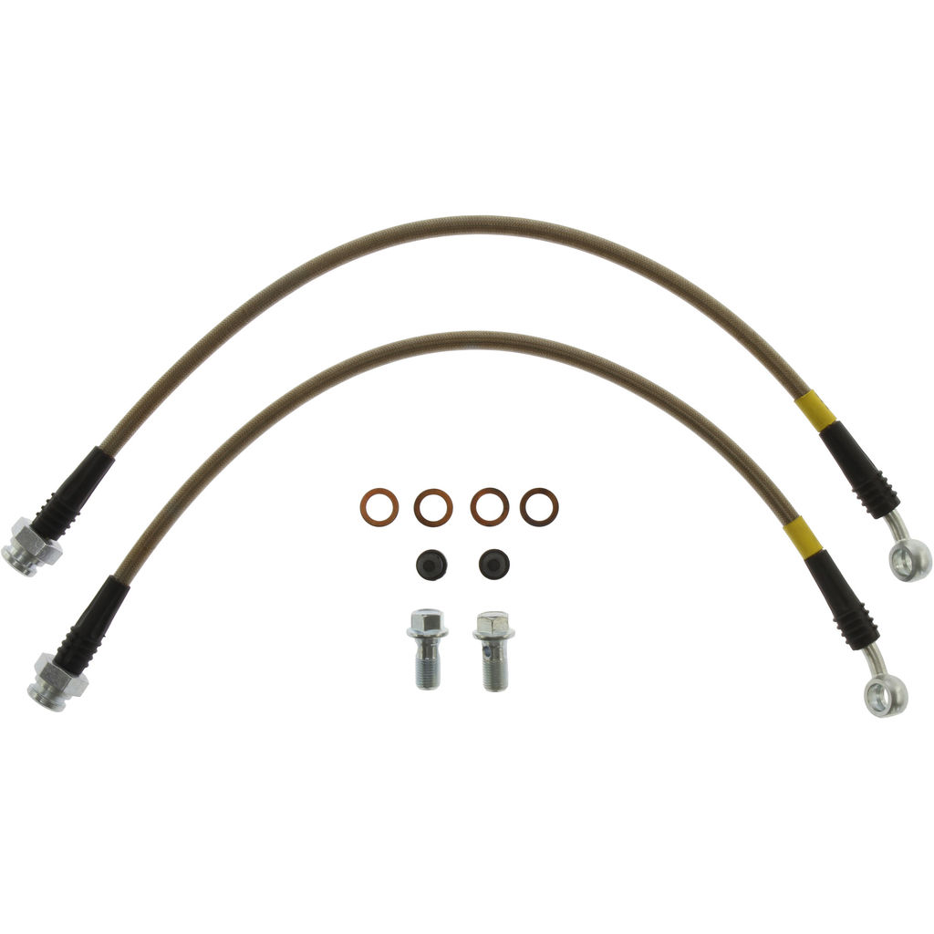 Stoptech 950.42008 - Brake Line Kit, Stainless Steel, 2-Wheel Set