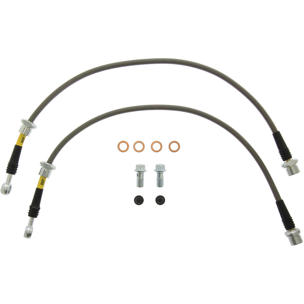 Stoptech 950.44006 - Brake Line Kit, Stainless Steel, 2-Wheel Set