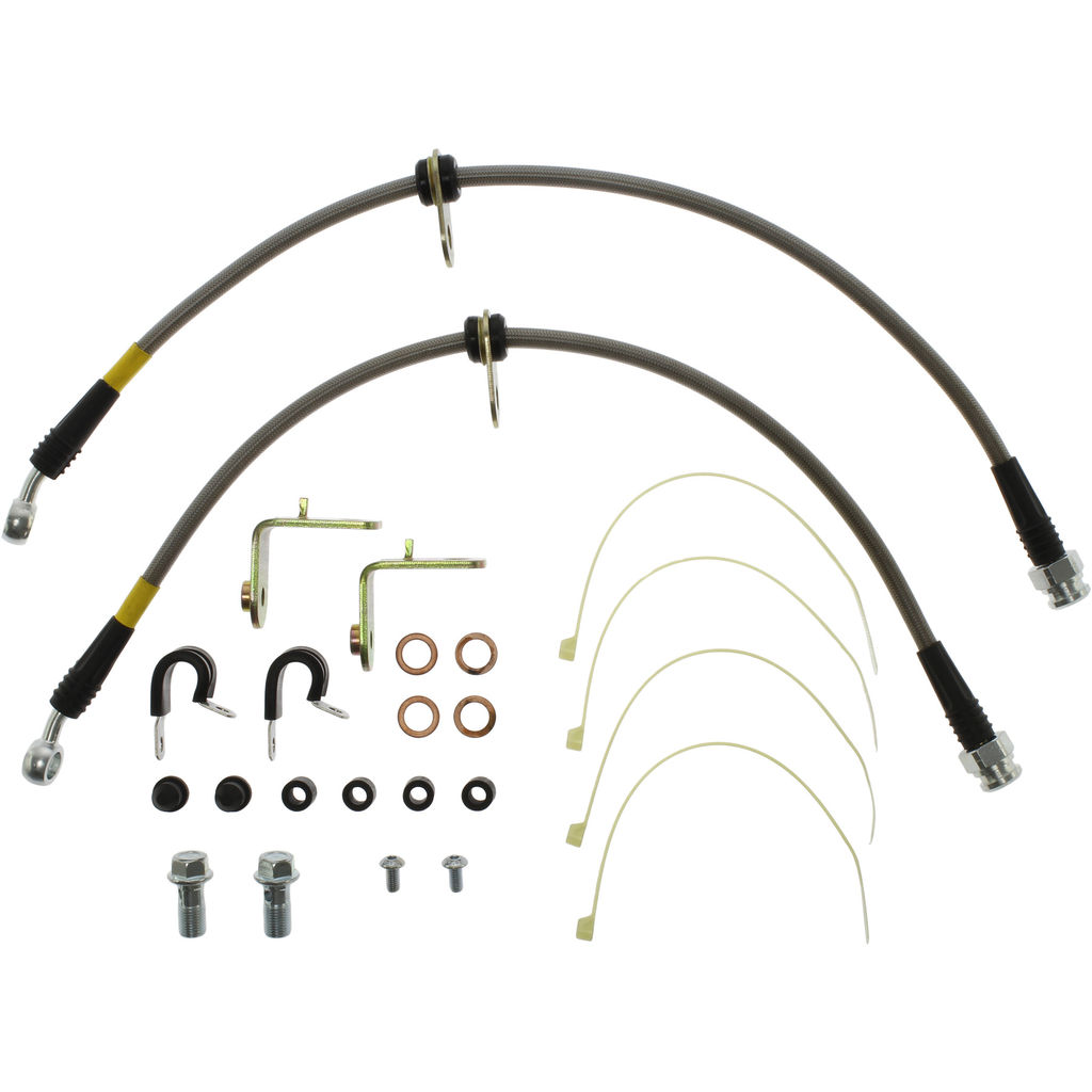 Stoptech 950.61002 - Brake Line Kit, Stainless Steel, 2-Wheel Set
