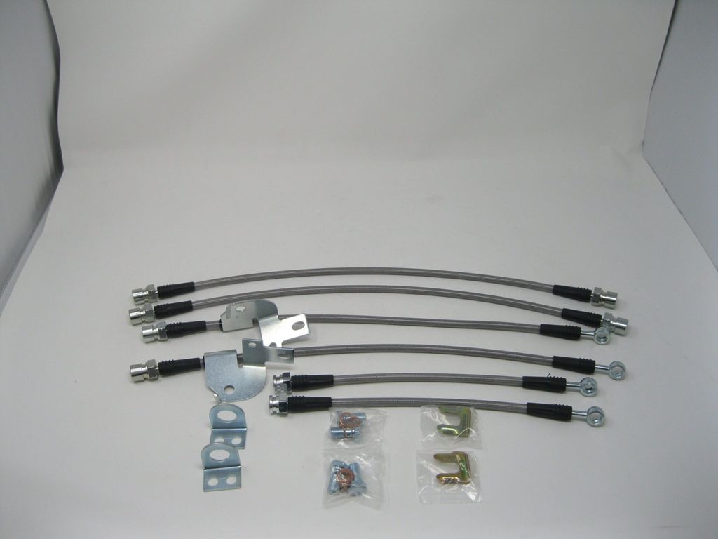 Techna-Fit 500104 - Stainless Steel Brake Line Kit