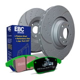 EBC Stage 10 Sport Dimpled Slotted and Green 2000 Brake Kit