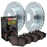 StopTech Brake Kit - Zinc Coated Drilled and Slotted Rotor and 305 Pad Kit