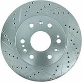 Centric C-Tek Economy Drilled-Slotted Rotors - OE Replacement Discs