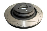 Slotted Street T2 Uncoated Brake Rotor with Kangaroo Paw Vanes, Sold Individually
