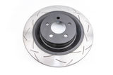 Slotted 4000 Series T3 Black Brake Rotor with Kangaroo Paw Vanes, Sold Individually