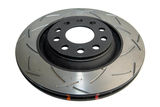 Slotted 4000 Series T3 Black Brake Rotor, Sold Individually