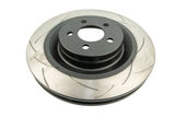 Slotted Street T2 Uncoated Brake Rotor with Kangaroo Paw Vanes, Sold Individually