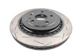 Slotted 4000 Series T3 Black Brake Rotor, Sold Individually
