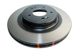 Smooth-Plain 4000 Series Black Brake Rotor with Kangaroo Paw Vanes, Sold Individually