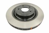 Smooth-Plain 4000 Series Black Brake Rotor with Kangaroo Paw Vanes, Sold Individually