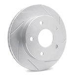 Slotted Coated Carbon Alloy Brake Rotor
