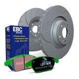 EBC Stage 10 Sport Dimpled Slotted and Green 2000 Brake Kit