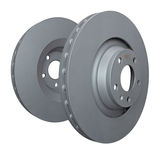 Ultimax OE Style Smooth Vented Rear Disc Brake Rotors, 2-Wheel Set