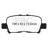 6000 Series Greenstuff Disc Brake Pad Set, 2-Wheel Set