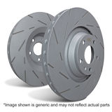 Ultimax Slotted Vented Front Disc Brake Rotors, 2-Wheel Set