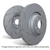 Ultimax Slotted Vented Rear Disc Brake Rotors, 2-Wheel Set