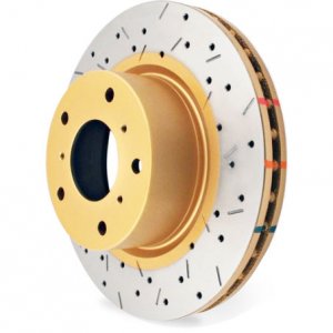 DBA 4000 Cross-Drilled & Slotted Disc