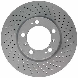 Centric 128.34082 - Front Left Premium OE Style Drilled Disc Brake Rotor