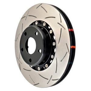 DBA DBA52510BLKS - Front OR Rear Slotted 5000 T3 Black 2 Piece Brake Rotor with Kangaroo Paw Vanes