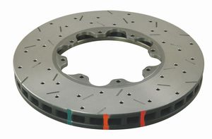 DBA DBA52650.1XS - Front Drilled and Slotted 5000 XS Gold Brake Rotor Ring with Kangaroo Paw Vanes