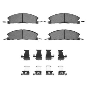 Dynamic Friction 1552-1611-12 - Front 5000 Advanced Ceramic Brake Pads with Hardware