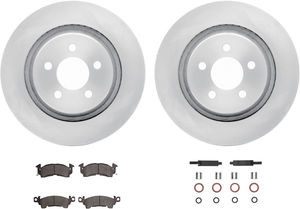 Dynamic Friction 6212-42208 - Front Brake Kit - Quickstop Rotors and Heavy Duty Brake Pads With Hardware