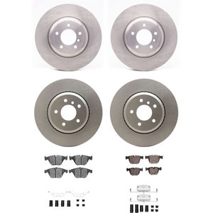 Dynamic Friction 6314-31051 - Front and Rear Brake Kit - Rotors with 3000 Series Ceramic Brake Pads includes hardware