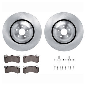 Dynamic Friction 6512-73424 - Front Brake Kit - Quickstop Rotors and 5000 Brake Pads With Hardware
