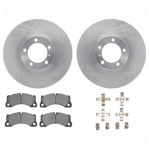 Dynamic Friction 6512-02079 - Front Brake Kit - Quickstop Rotors and 5000 Brake Pads With Hardware