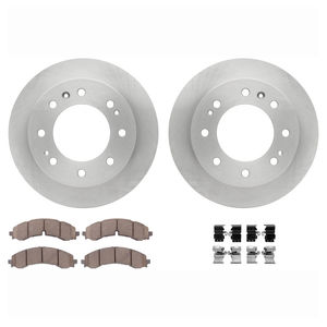 Dynamic Friction 6512-48074 - Front Brake Kit - Quickstop Rotors and 5000 Brake Pads with Hardware