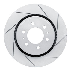 Dynamic Friction 810-54204R - Front Right Slotted Coated Carbon Alloy Brake Rotor