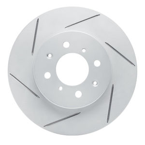 Dynamic Friction 810-59016L - Front Left Slotted Coated Carbon Alloy Brake Rotor