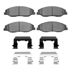 Dynamic Friction 4000-1332-01 - Front DFC 4000 HybriDynamic Brake Pads with Hardware