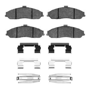 Dynamic Friction 4000-0731-01 - Front DFC 4000 HybriDynamic Brake Pads with Hardware