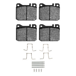 Dynamic Friction 4000-0145-02 - Front DFC 4000 HybriDynamic Brake Pads with Hardware