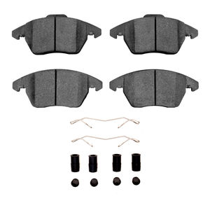 Dynamic Friction 4000-1107-21 - Front DFC 4000 HybriDynamic Brake Pads with Hardware