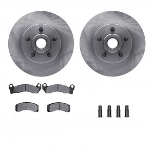 Dynamic Friction 6312-56005 - Front Brake Kit - Quickstop Rotors and 3000 Ceramic Brake Pads with Hardware