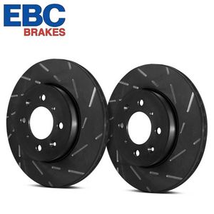 EBC Brakes USR7831 - USR Sport Slotted Coated Brake Rotors, 2 Wheel Set
