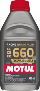 Motul 101667 - 1/2L Brake Fluid RBF 660 - Racing DOT 4