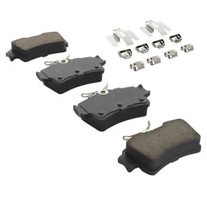 Quality-Built 1001-0627C - Rear Premium Ceramic Brake Pad Set with Hardware