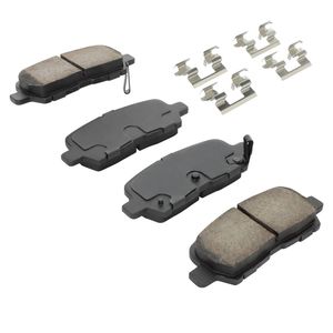 Quality-Built 1001-0999C - Rear Premium Ceramic Brake Pad Set