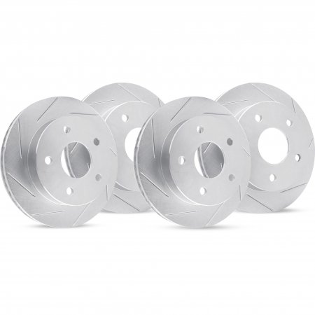 Dynamic Friction Sport Coated Drilled and Slotted Brake Rotors