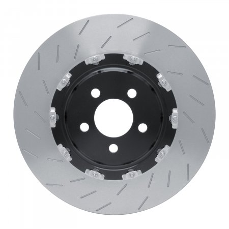 Dynamic Friction 910-40036A - Hi-Carbon Alloy Geomet Coated Slotted Brake Rotor